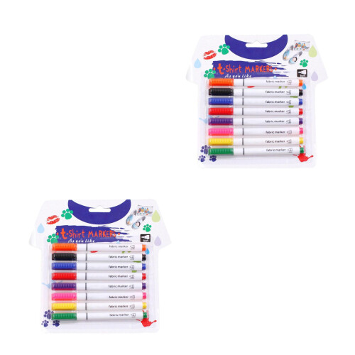 16Stk DIY Textilstifte Permanent Für Stoff Graffiti Marker