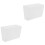 2Pièces Cake Dummies Mousse Blanc Pour Décor Et Pratique Pâtissier 1