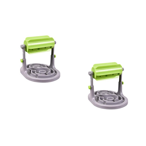 2Pièces Distributeur Alimentaire Vert Pour Jeu Lent