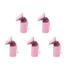 5Pièces Potty Rose Portable ABS Pour Enfants Usage Voyage Urinoir