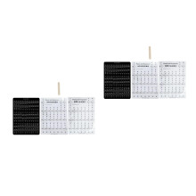 2Ensembles Stickers Notes Piano 61 Touches Pvc+bois Couleurs Assorties