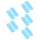 50Pcs Silicone Guitar Sling Blocks for Secure Strap Locking 1