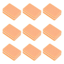 50Pcs Orange Eva Nail File Sponge Mini Buffer Blocks for Manicure Use