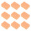 50Pcs Orange Eva Nail File Sponge Mini Buffer Blocks for Manicure Use 1
