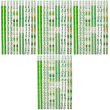 48Pièces Crayons Finition Soignée Pour Enfants Thème Saint Patrick