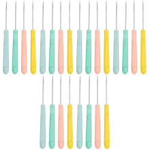 24Pièces Aiguilles À Remuer Sucre ABS Acier Multicolores Pour Gâteaux