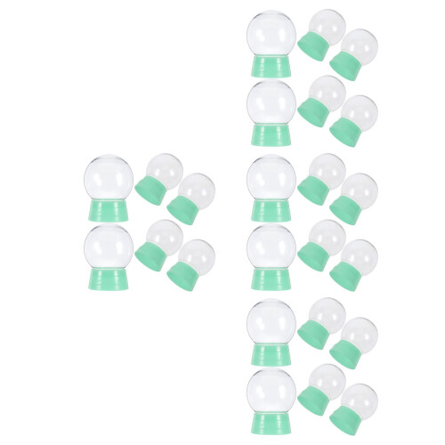 24Pièces Vides Vert Clair Pour Créations DIY