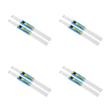 8Paires Baguettes De Tambour En Érable Texture Douce Antiglisse