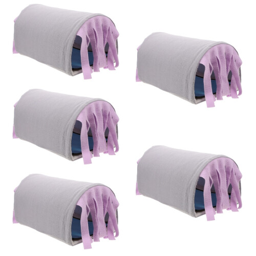 5Pcs Multi Hamster Hideout Tunnel Soft Small Pets Playhouse Toy