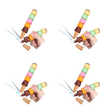 8Ensembles Glace Empilables Colorés Stylos Marqueurs École