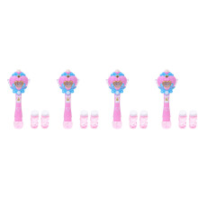 4Sets Bubble Blower Rosa Spielzeug Hexenstab Für Kinder