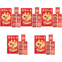 30Pièces Enveloppes Papier Dragon Cartoon Nouvel An Chinois