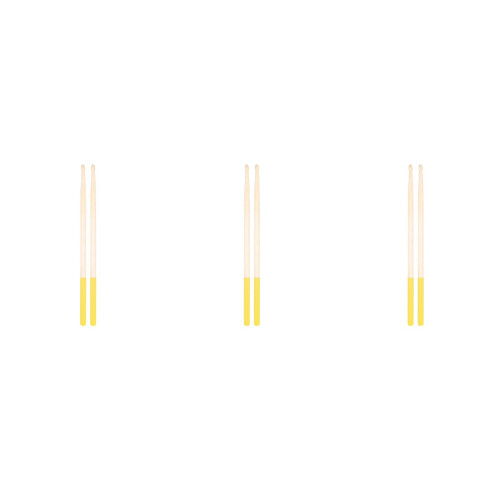 3Paires Baguettes 5A En Érable Pour Batterie Percussion