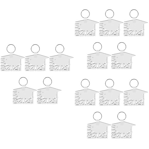 15Pièces - Sublimation Mdf Métal Décor DIY 2024