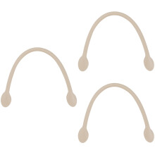 3Stk Handtaschengurt Leder Beige Weiß Für DIY Und Reparatur