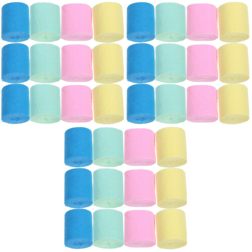 36Stk Krepppapier- , Papier-Streamer Für Feiern