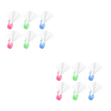 32Pièces Lampes À Doigts LED Fibre Multicolores Pour Enfants
