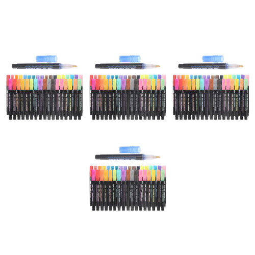 144Pièces Ensemble Marqueurs Glitter Multicolores Pour Marquage Et