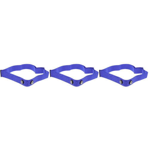 3Pièces Bande Thoracique Élastique Réglable En Nylon Pour Cardio