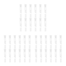 3Ensembles Kit Complet Tiges Poulies Blanches Pour Stores Verticaux