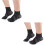 2Pairs Men Socks Red Breathable Compression Flight Socks Soft Spandex 1