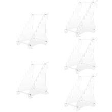 5Pièces Rangement Cutter Transparent Support Robuste Cuisine