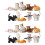 2Sets Farbige Katzenfiguren Mit Liebevollem Design 1