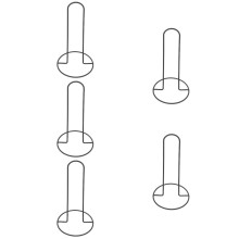 5Pièces Support Métal Noir Pour Cônes De Football Rangement Portable