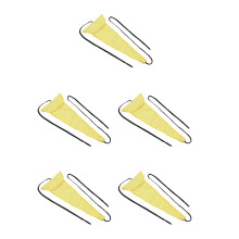 5Pièces Chiffons Jaunes En Tissu Pour Nettoyage Flûte Sax Clarinettes