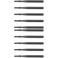 10Pièces Kit Forets Tungstène Argent Répare Fissures Pare- Auto