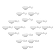 8Paires Support Chaussures Ajustables Plastique Transparent Hommes