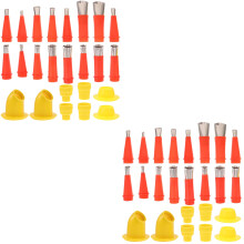 2Ensembles Embouts Métal Silicone Pour Calfeutrage Rapide Précis