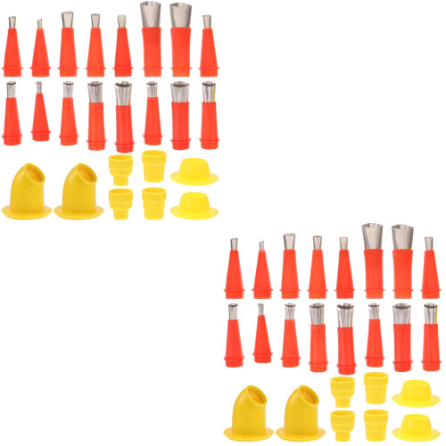 2Ensembles Embouts Métal Silicone Pour Calfeutrage Rapide Précis
