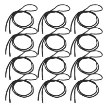 20Pièces Cordon De Pantalon Noir En Polyester Pour Sport Et Loisirs