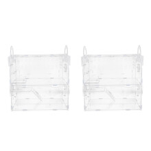 2Pièces Habitat Hamster Transparent Animal