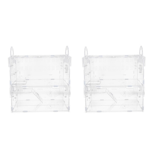 2Pièces Habitat Hamster Transparent Animal