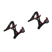 2Pièces Violon Noir ABS Portable Pliable Pour Rangement Stable