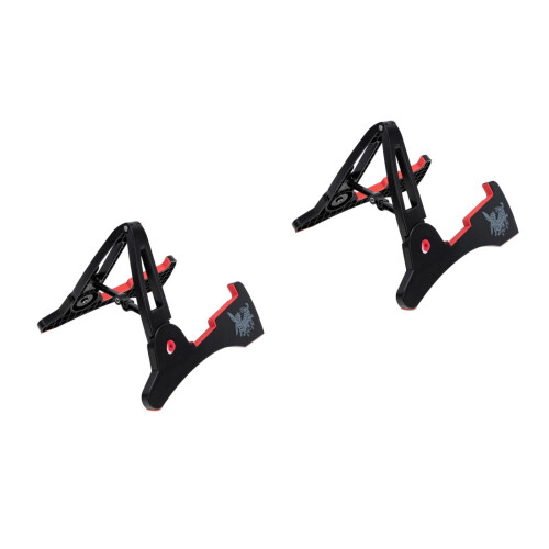 2Pièces Violon Noir ABS Portable Pliable Pour Rangement Stable