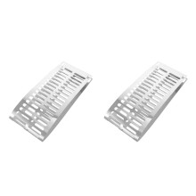 2Pièces Filtre Eau Inox Filtre Maillage Fin Pour Maison Argenté