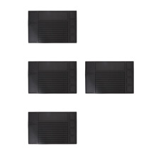 4Pièces Tapis De Antidérapant En Silicone Noir Pour Barbiers