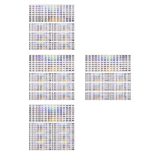 4000Pièces Stickers Adhésifs Holographiques CE RoHS Couleurs Multiples