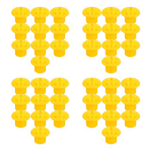 40Pièces Caps Vis De Fixation Plastique Orange Pour Enfants