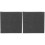 2Pièces Feutre De Soudure Graphite Et Thermique Noir 1
