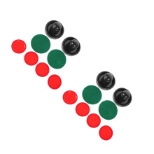 2Sets Air Hockey Pushers En Pucks Vervanging ABS Diverse Kleuren