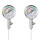 2Pièces De Ballon Multi Usage Métal Portable Précise 1