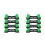 8Pièces Support Haltères Vert ABS Stable Usage 1
