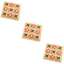 3Ensembles Jeu En Bois Khaki Pour Enfants, Compact Et Portable