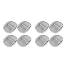 8Pcs PP Camper Jack Pads Grey Reliable Stabilizing Pads for Rv Use
