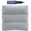 2Pcs Adjustable Inflatable Footrest Pillow Grey Air Travel Leg Support 1