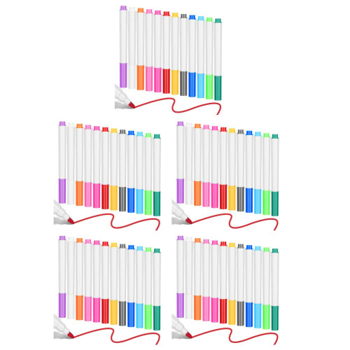 60Pcs Refillable Glow Markers for Drawing on Acrylic LED Boards